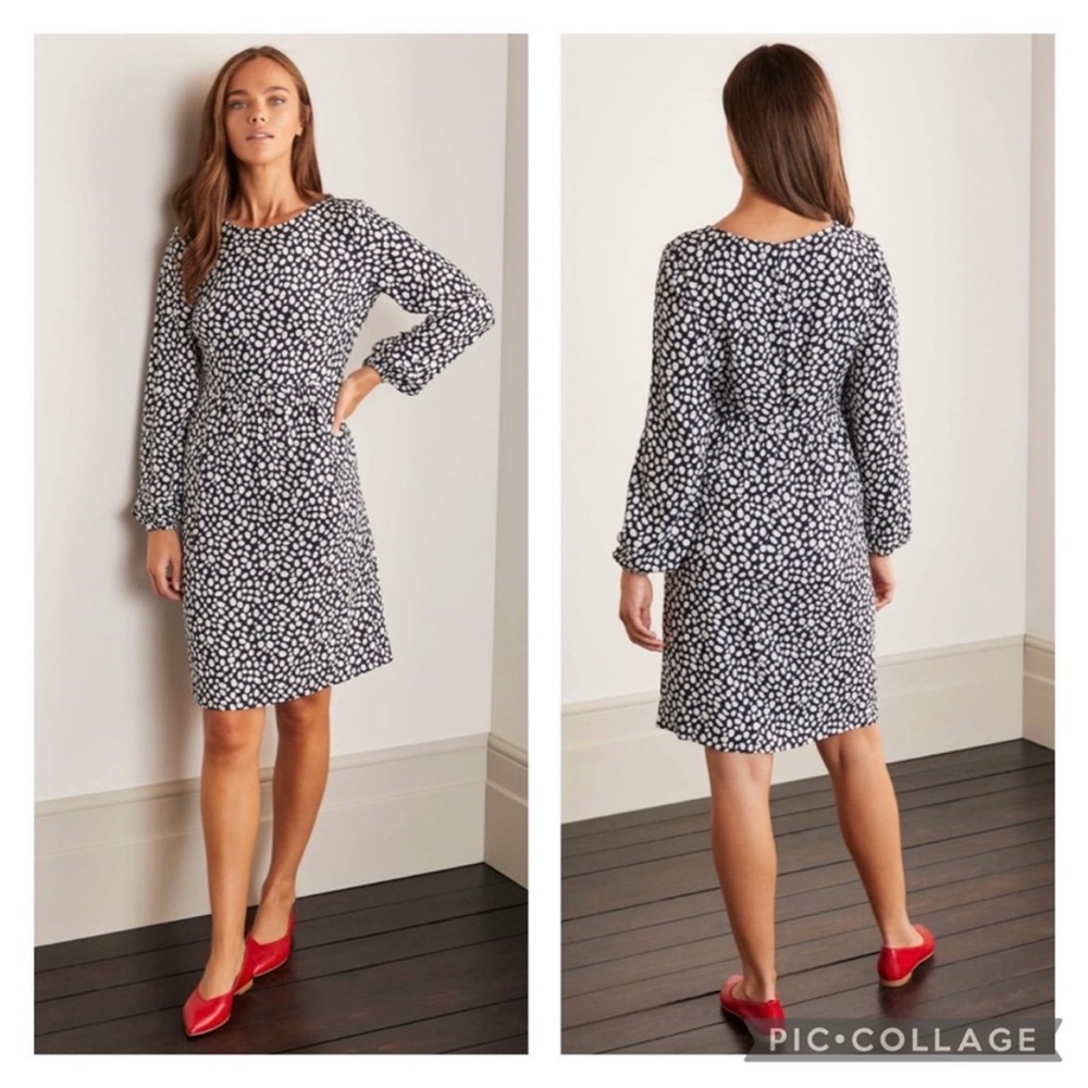 EUC Boden Navy Dotted Long Sleeve
Serena Dress